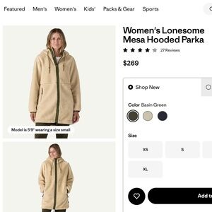 Patagonia Mesa Long Hooded Parka